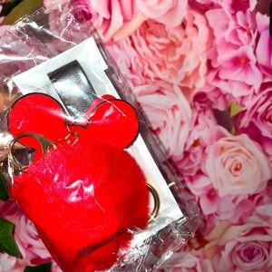 Red Mickey Mouse Keychain